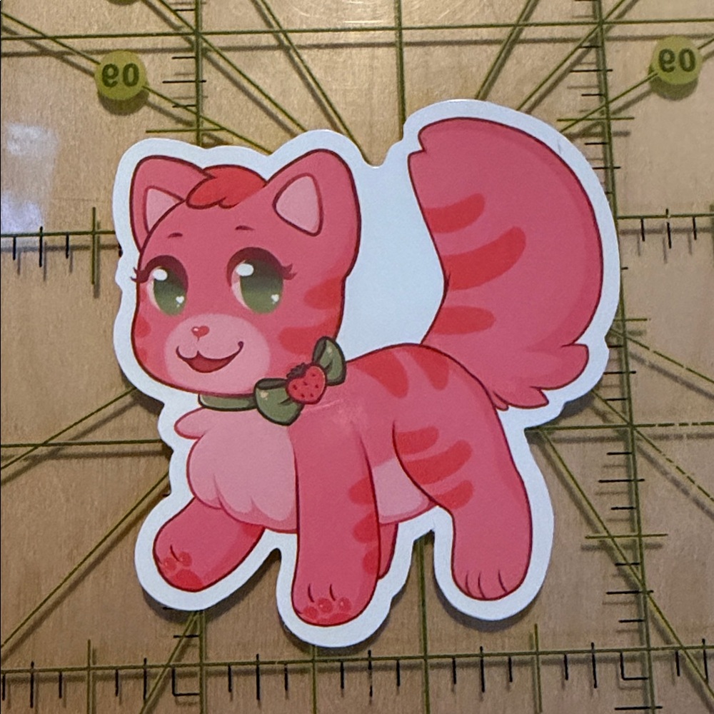 NEW Strawberry Shortcake Waterproof Vinyl Sticker